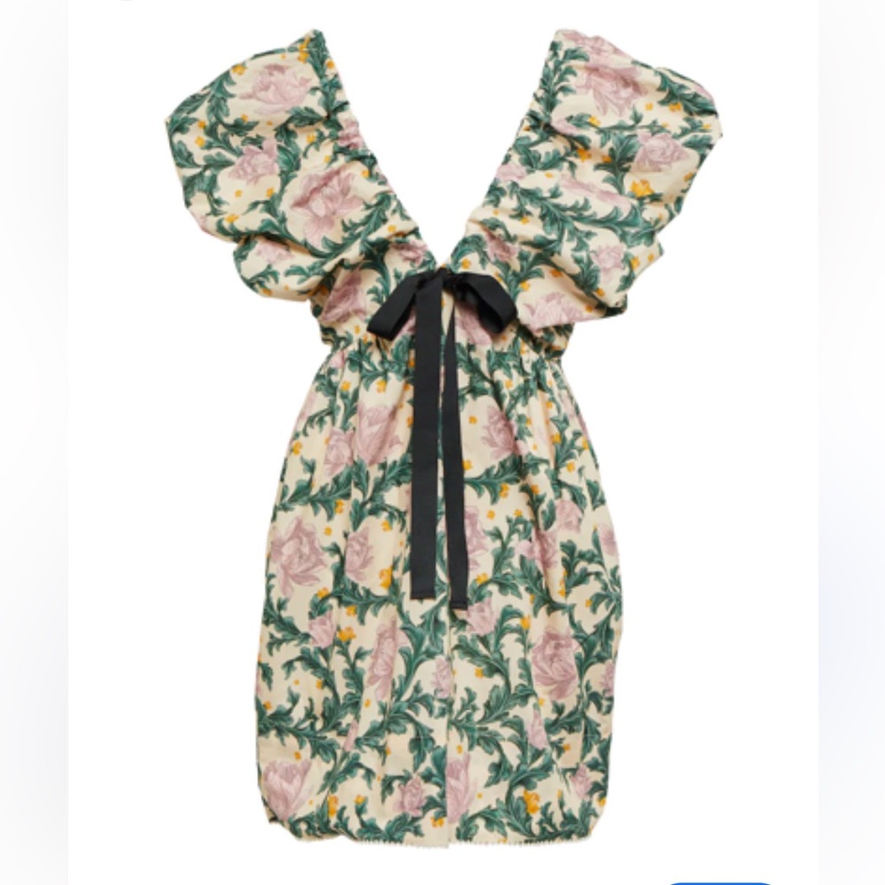 Agua by Agua Bendita Horizonte Puff-Sleeve Mini Dress